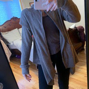 Brown Zip Up Sweater